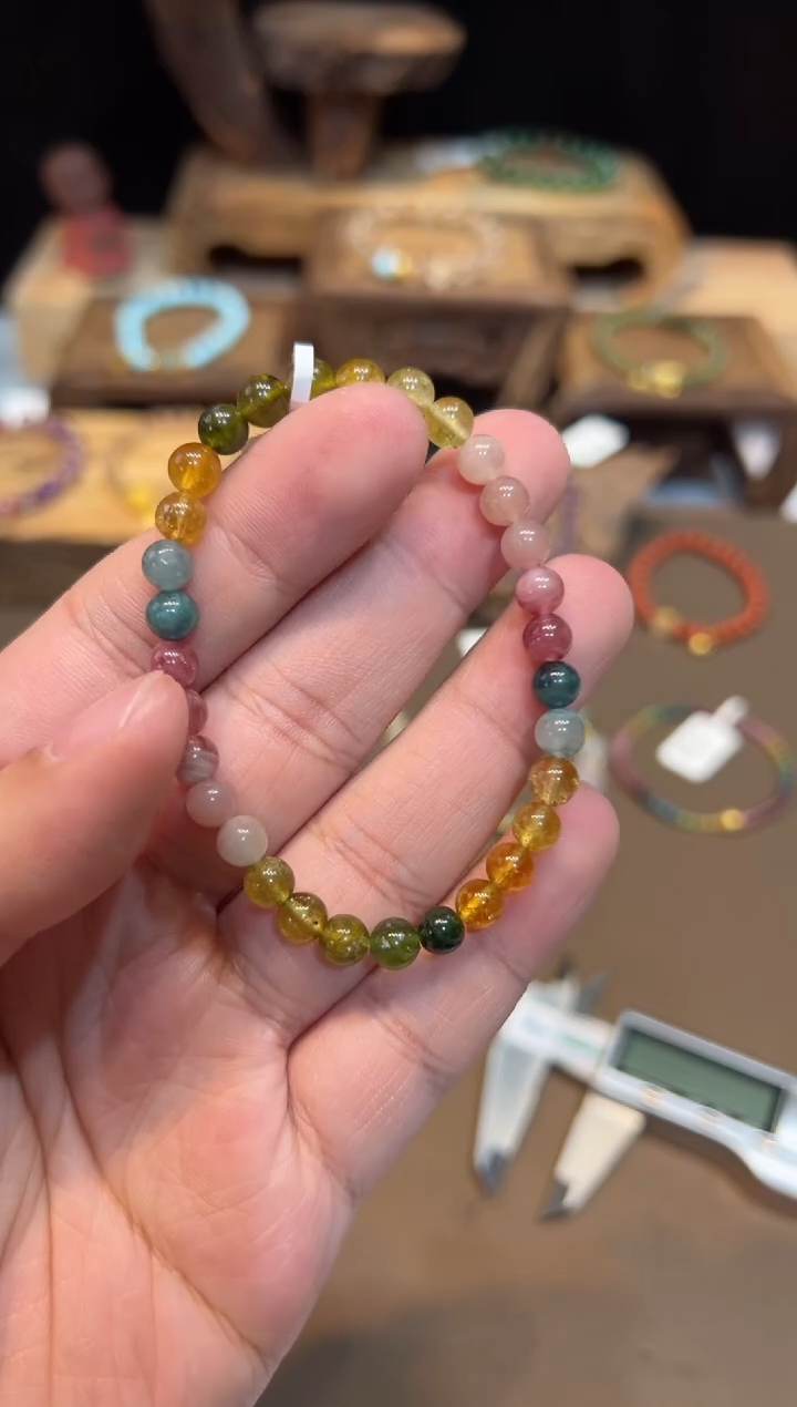 【闪购商品】碧玺手链未镶嵌手饰@@5625