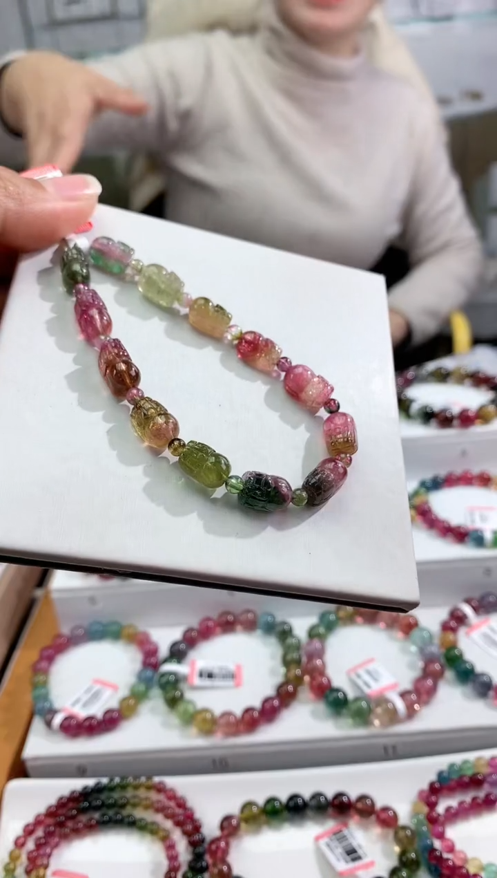 【闪购商品】碧玺手链未镶嵌多样性发一条
