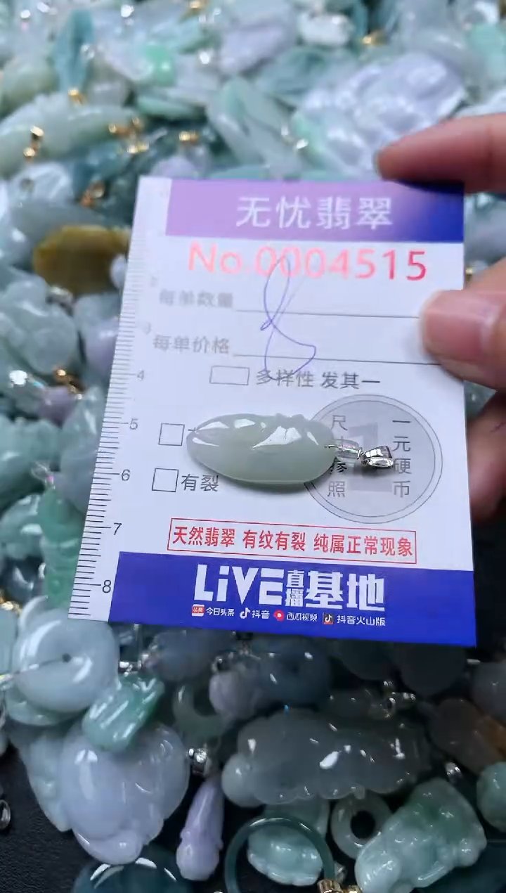 颈饰未镶嵌翡翠4515