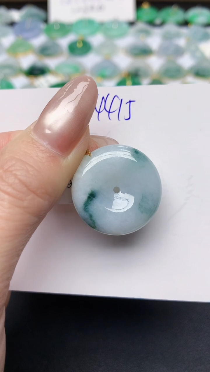 颈饰未镶嵌翡翠天然缅甸A货翡翠百元以上9元证书费自理