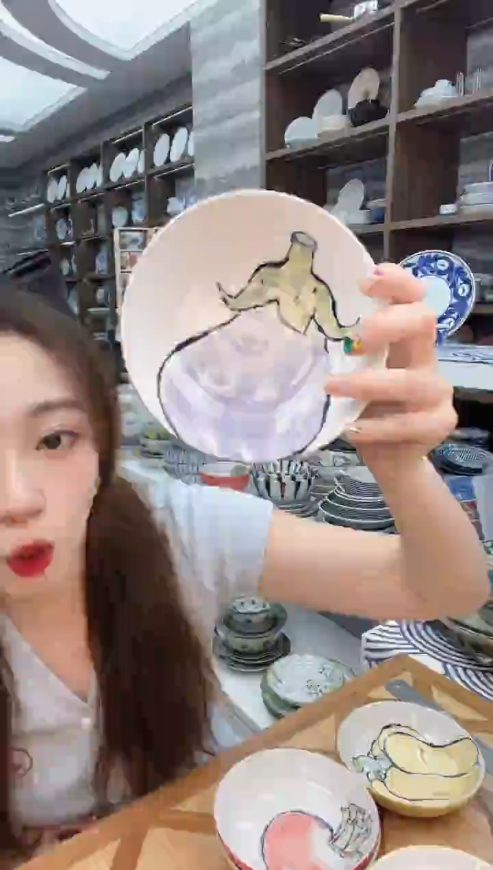 瓷蔬菜小钵13.5cm两支