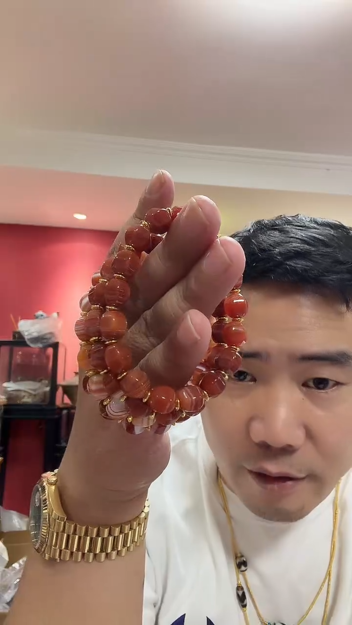 未镶嵌手串玛瑙/玉髓99.11多样性发一