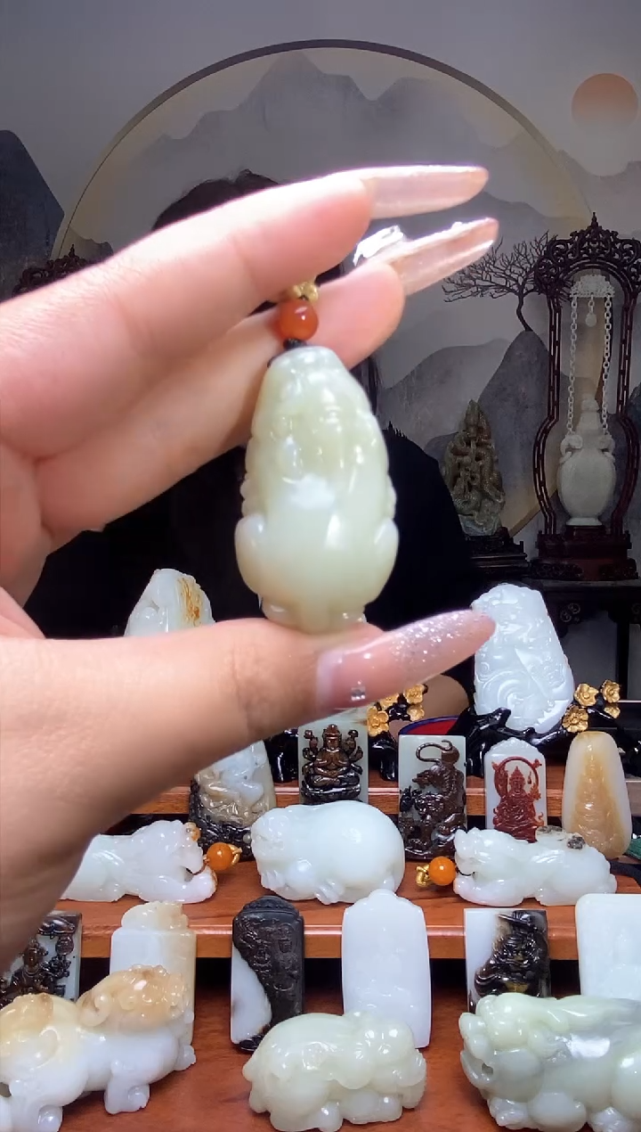 【闪购商品】和田玉吊坠未镶嵌35