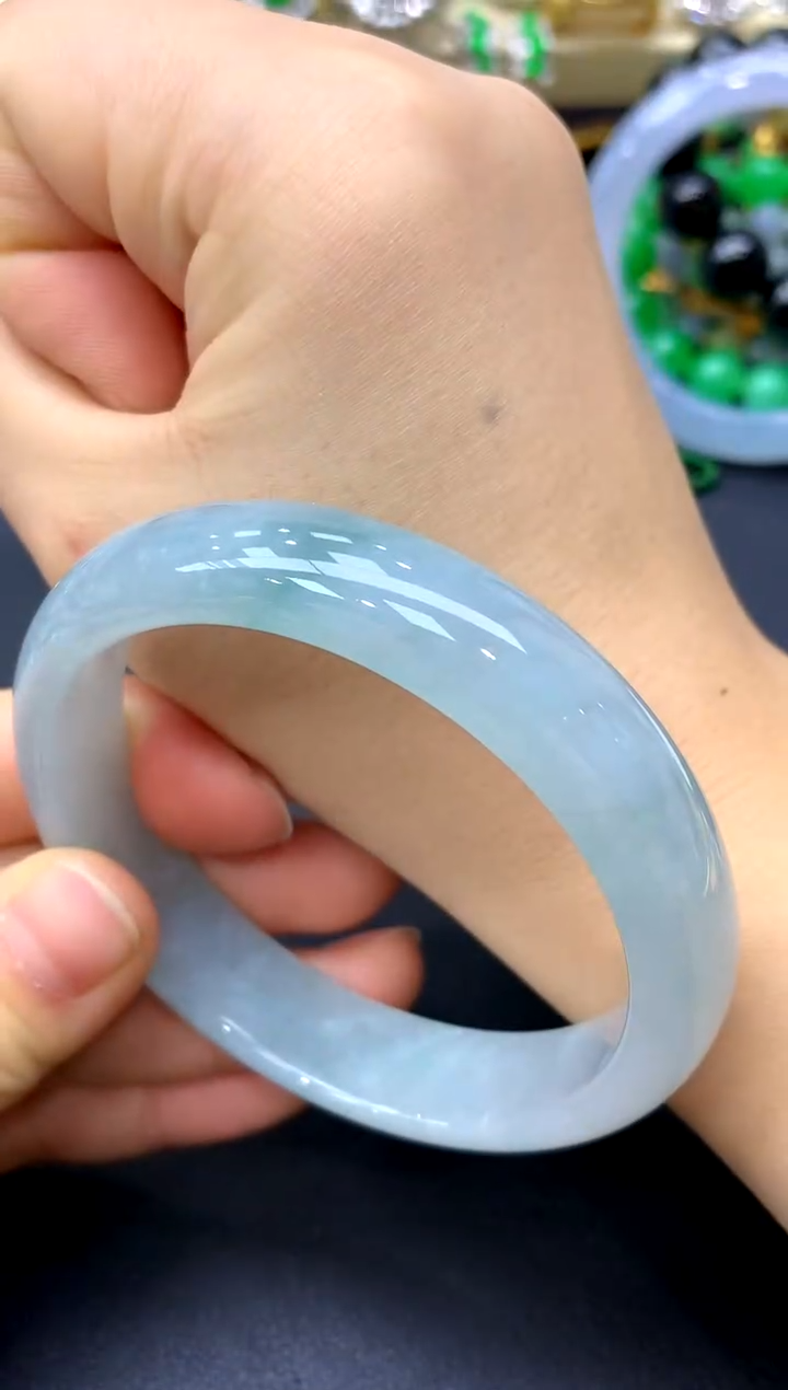 未镶嵌手镯翡翠320-中国好珍宝