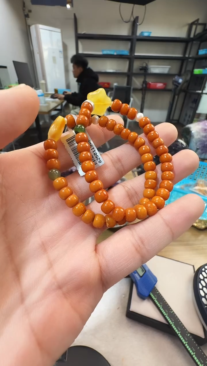 手链蜜蜡未镶嵌晶1489 多样性发一