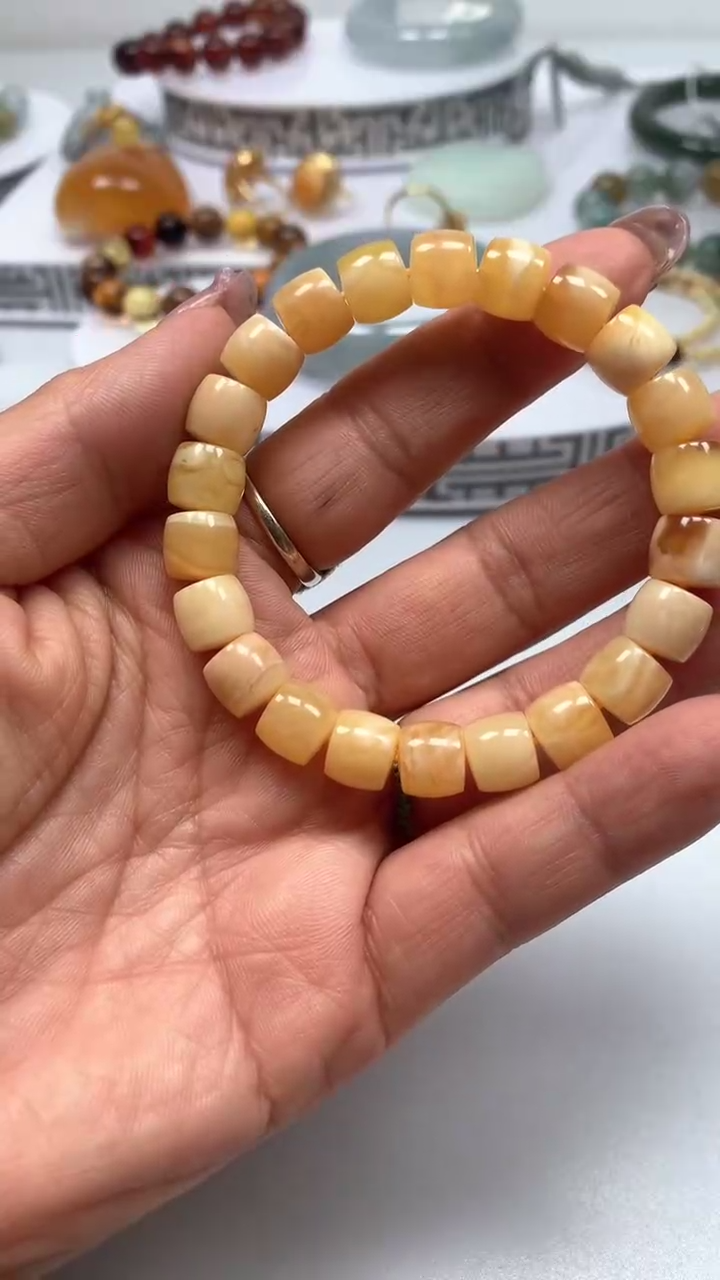 【闪购商品】琥珀手链未镶嵌琥珀蜜蜡