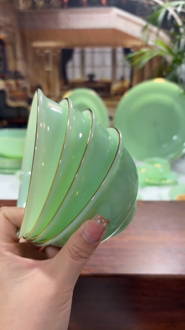 【闪购商品】...4.5英寸玉瓷碗4个口径11.5厘米 