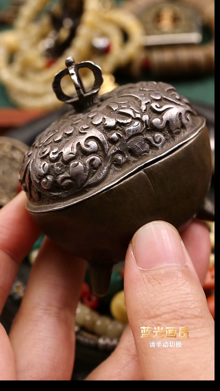 老托巴碗老摆件。