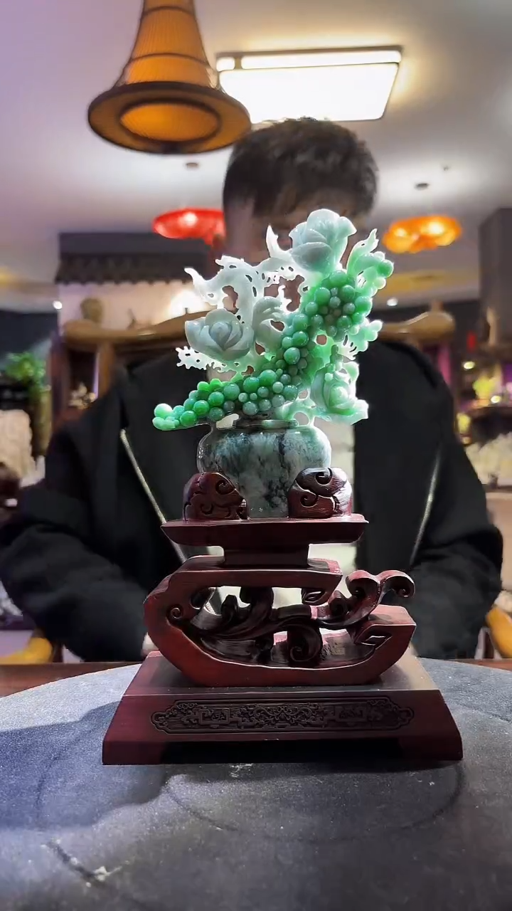 【闪购商品】定制翡翠未镶嵌F/0223/Y/花