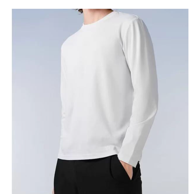 251 白白的长袖T恤