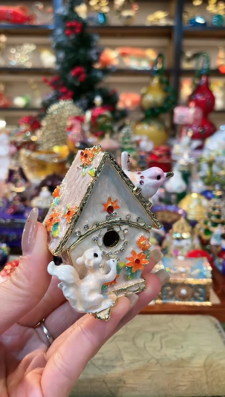 【闪购商品】 珐琅彩精致首饰盒