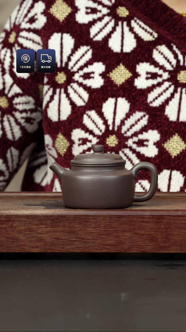 【闪购商品】紫砂茶壶天青 德钟壶