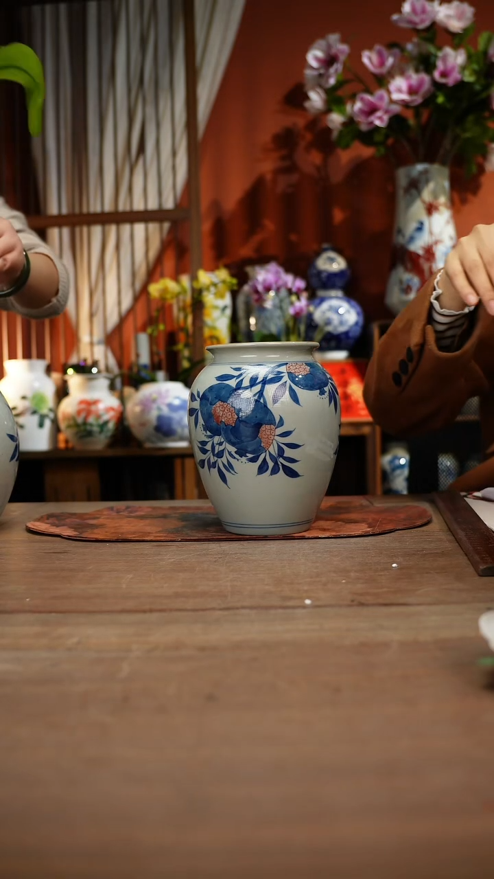 当代景德镇高温釉下彩手绘陶瓷餐具