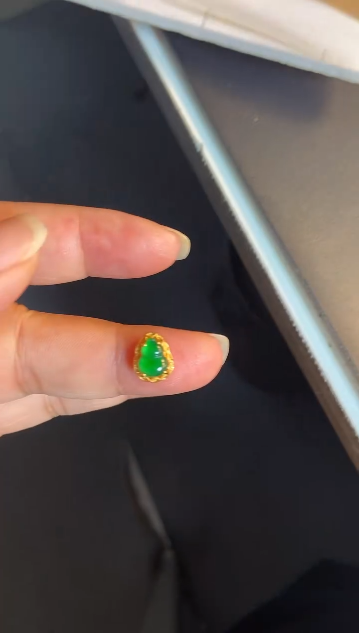 吊坠(不含链)银S925镶嵌翡翠1