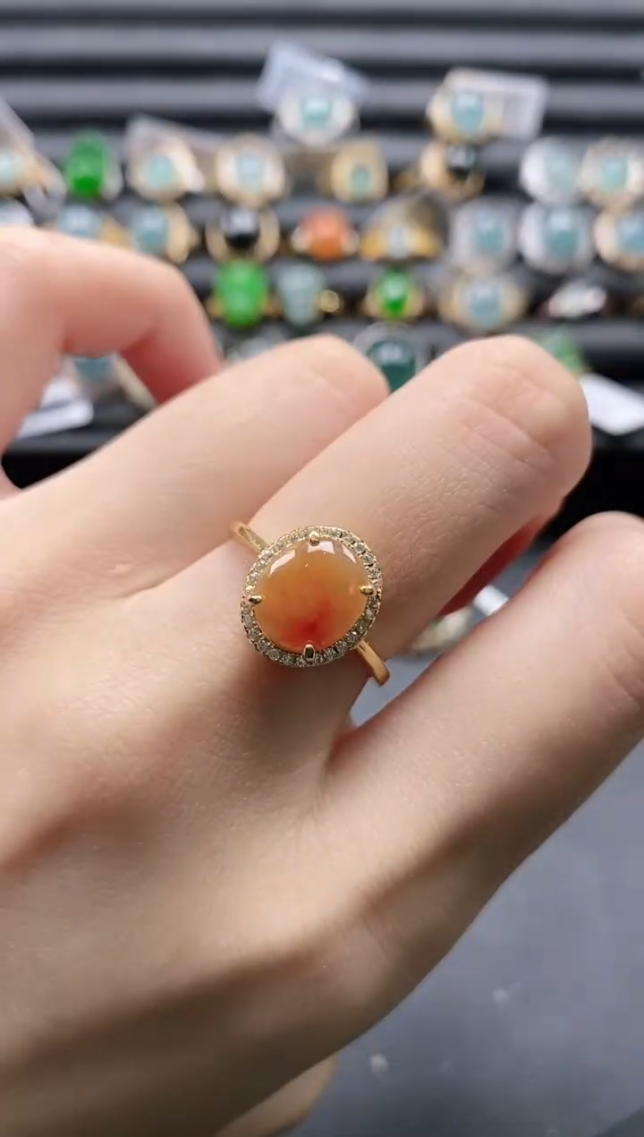 【闪购商品】翡翠戒指银S925镶嵌1111