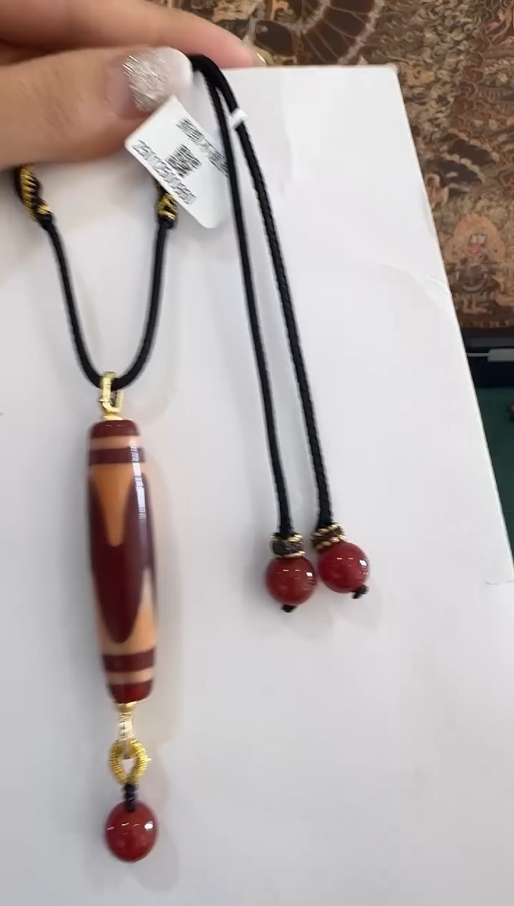 【闪购商品】玛瑙/玉髓锁骨链未镶嵌金蟾橘肉牙牙项链
