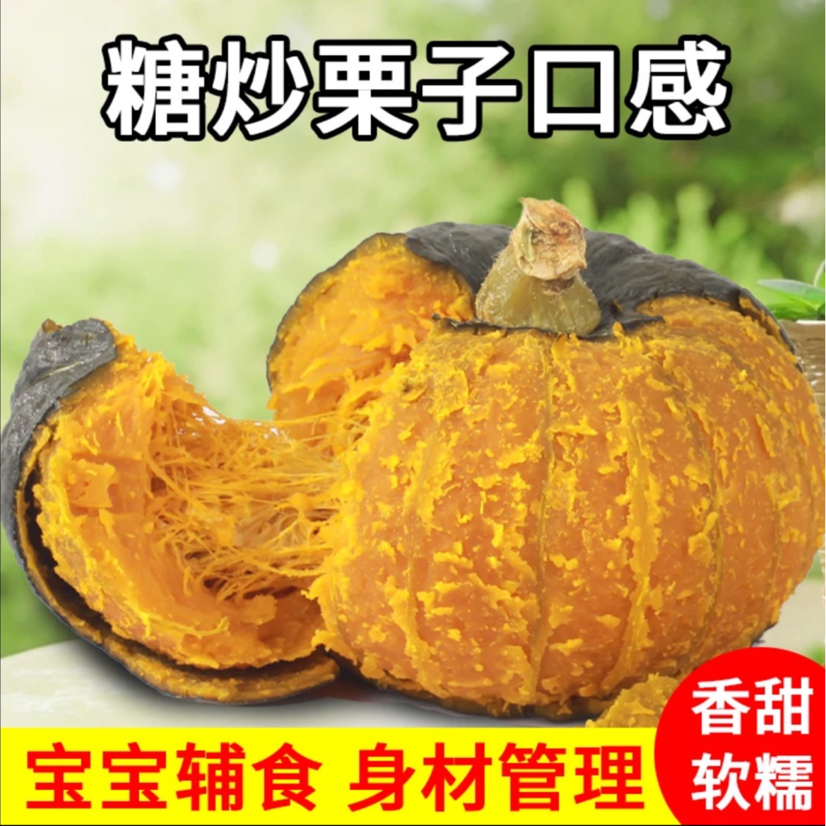 小南瓜粉糯香甜板栗味适合宝宝辅食身材管理