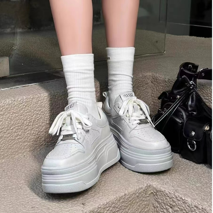 168-262一见心动～厚底小白鞋女2025春新款百搭超轻底休闲运动板鞋
