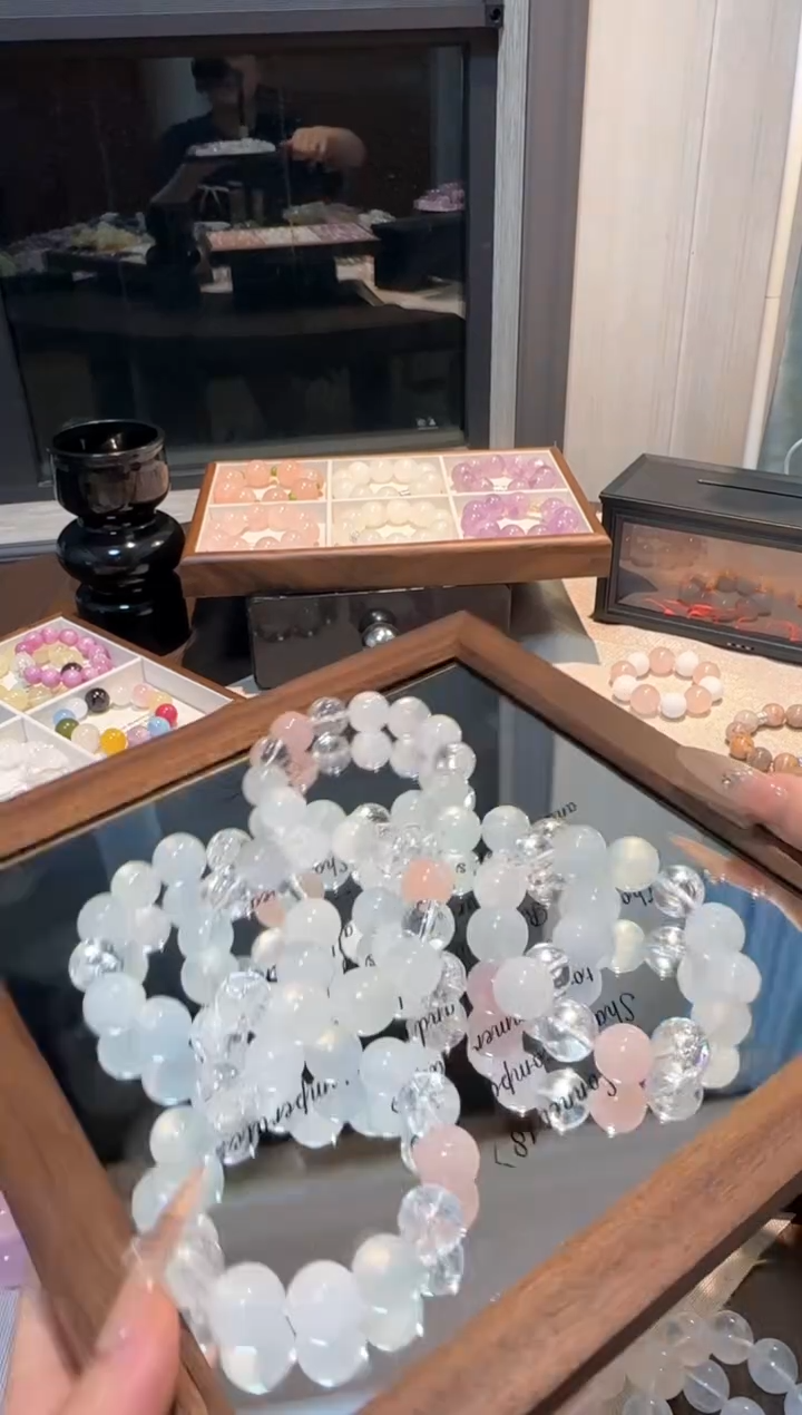 未镶嵌手串水晶薄荷绿多宝