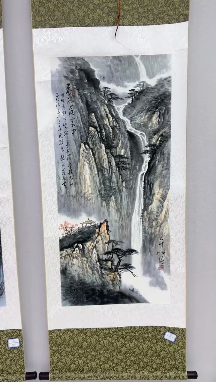 【闪购商品】绘画陈发源-4平尺-国画-卷轴金