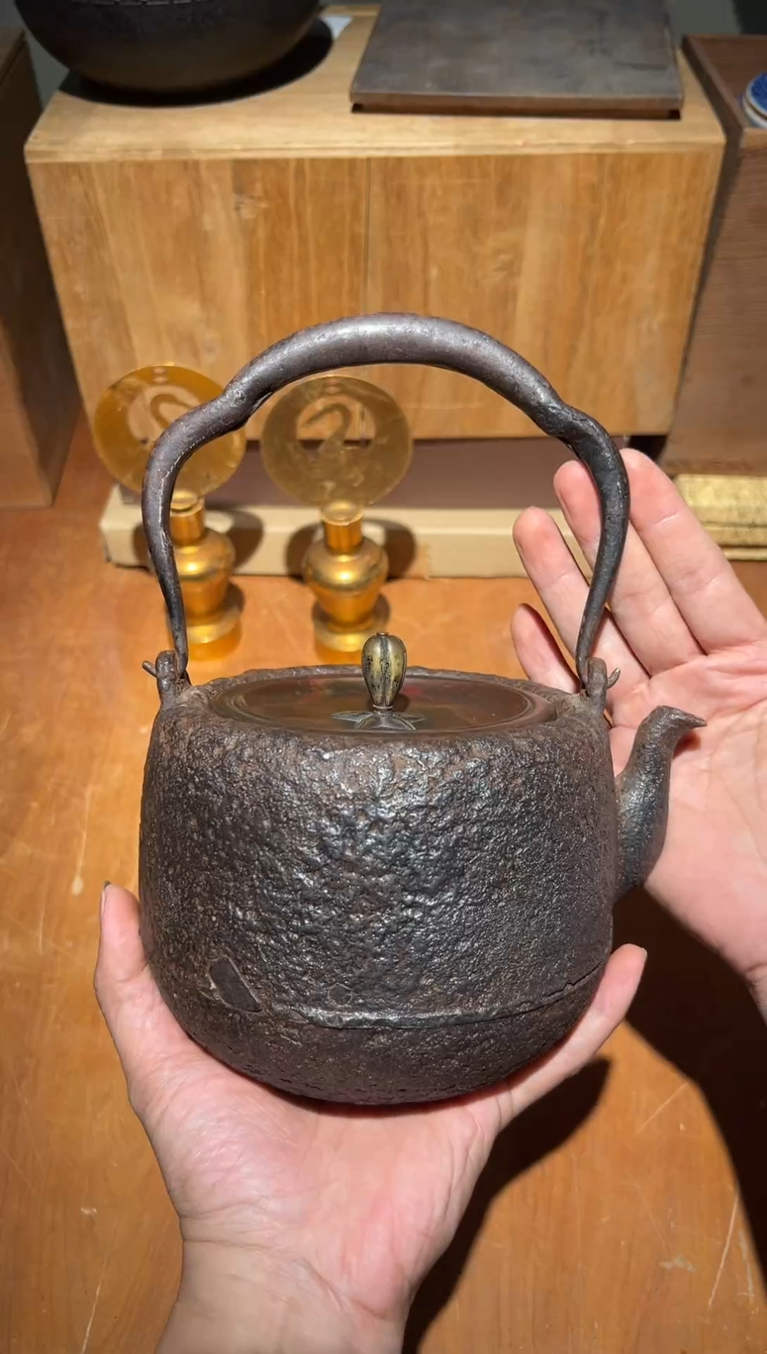 铁A2186铁壶中古周边/漏水