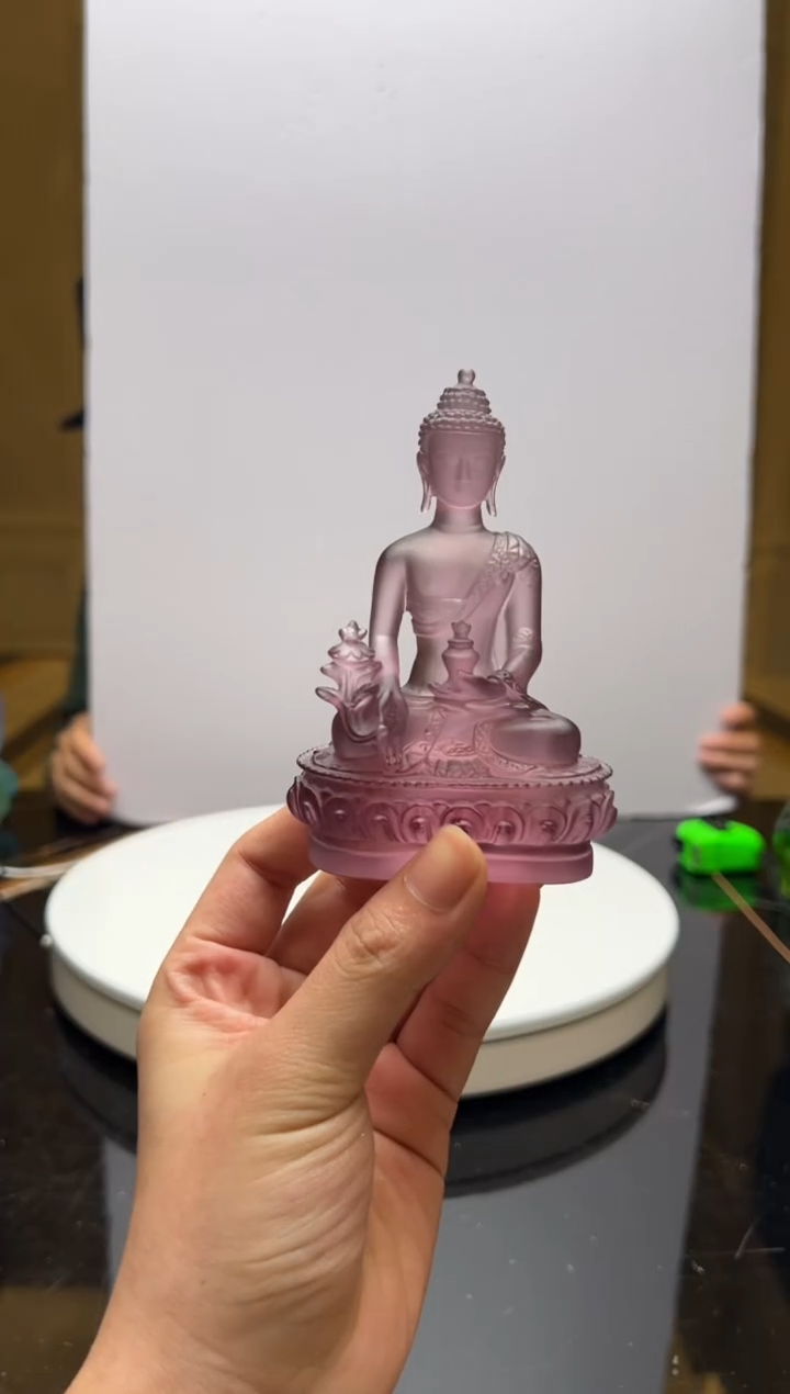 【闪购商品】摆件CLM095药师琉璃佛水晶琉璃摆件