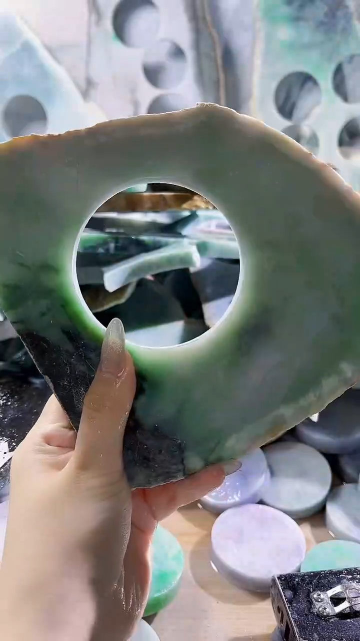 翡翠裸石缅甸翡翠A货晴5515