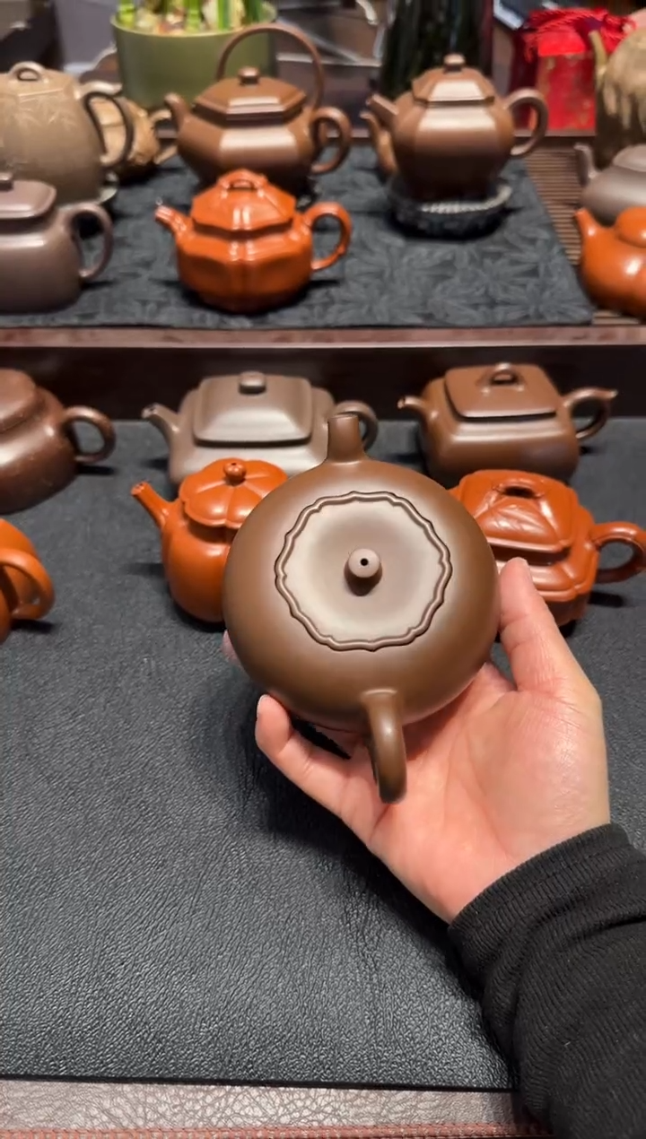 【闪购商品】紫砂茶壶柿柿如意