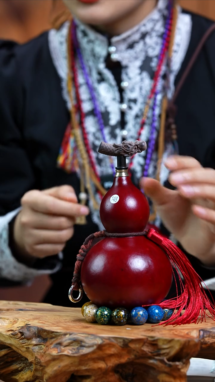 【闪购商品】148—光岳葫天然大漆酒葫芦不含漆珠