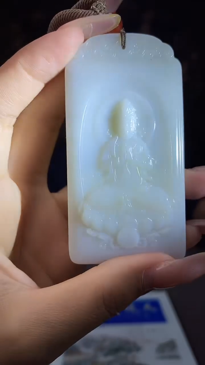 和田玉未镶嵌颈饰C958