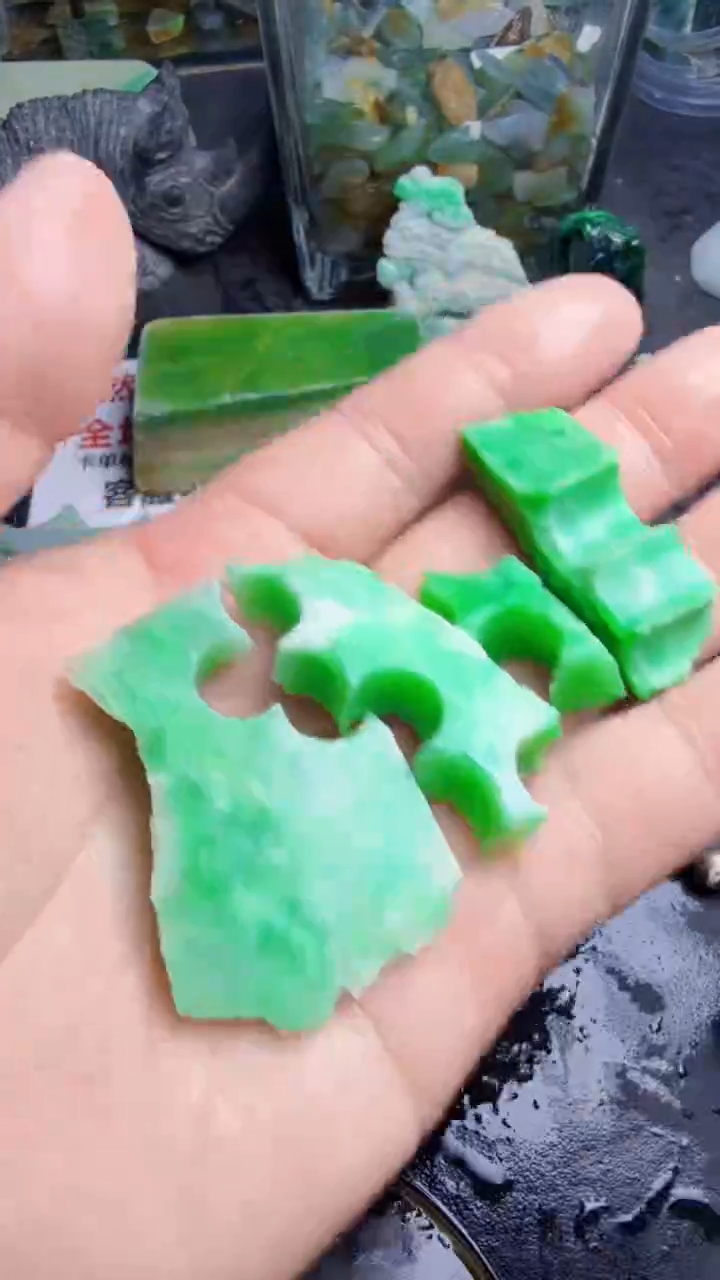 未镶嵌挂件翡翠天然翡翠049