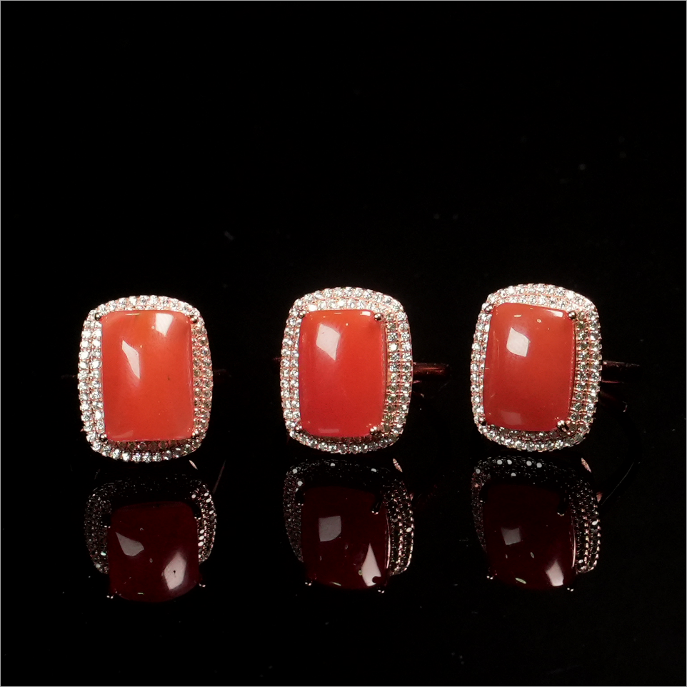 【老掌柜讲珠宝】南红长方戒指/多样性发货发一件/DBC81601