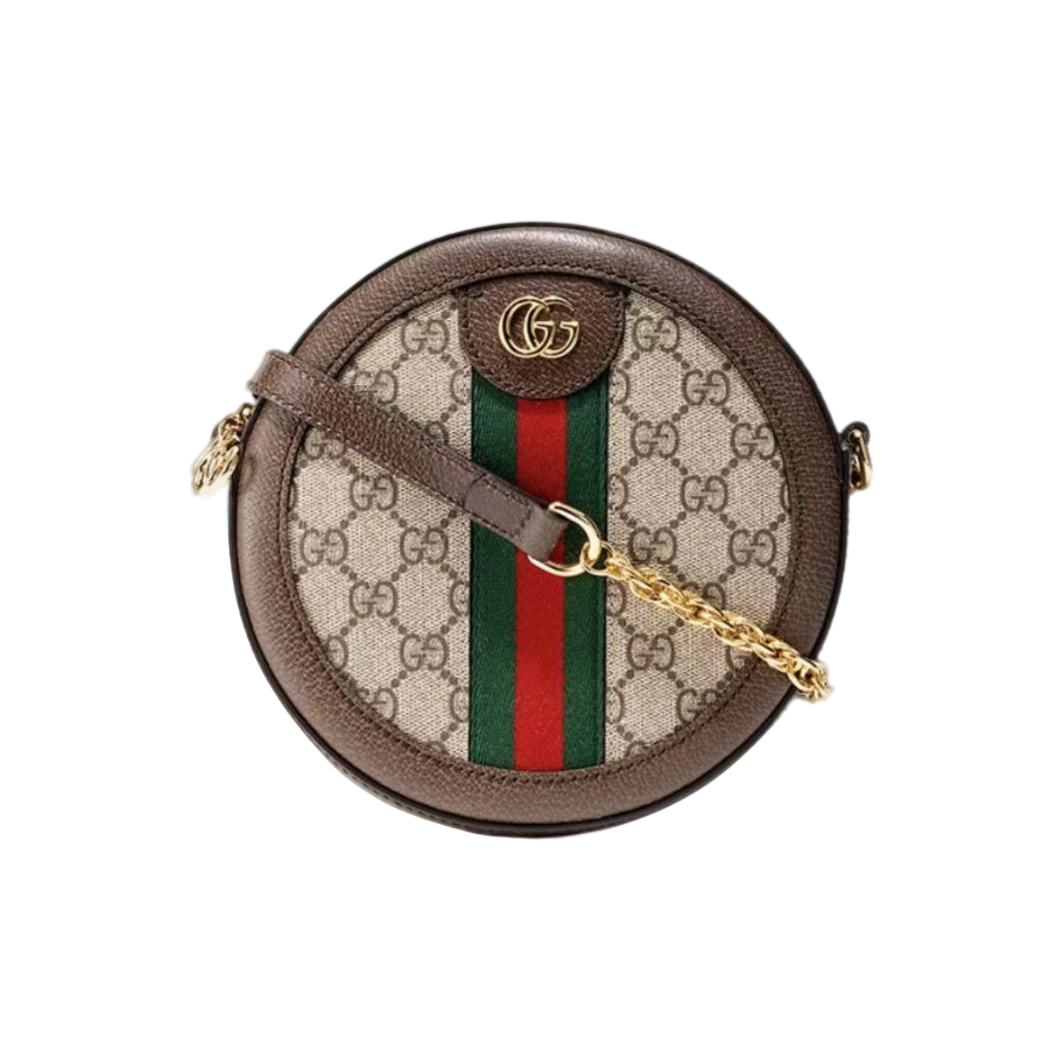 99新 GUCCI/古驰 Gucci古驰ophidia圆饼单肩包