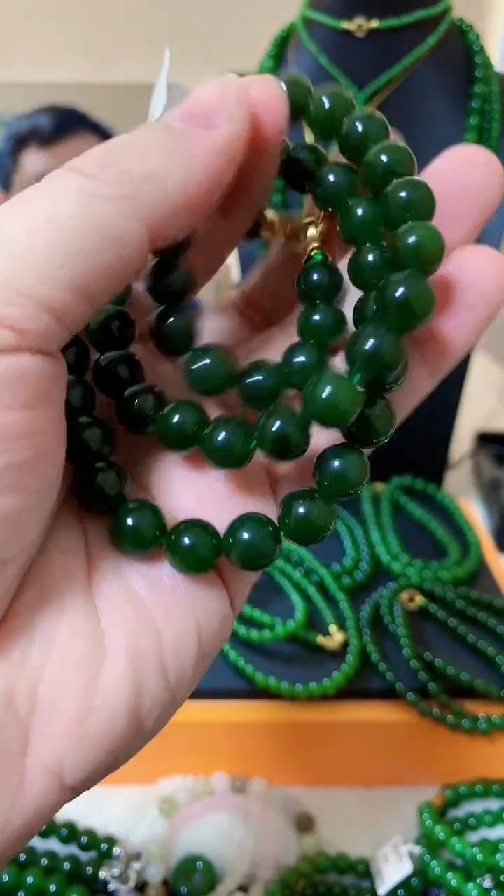 【闪购商品】和田玉（碧玉）手链未镶嵌10