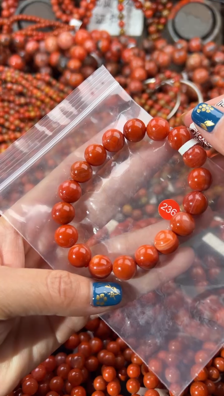 未镶嵌手串南红玛瑙11