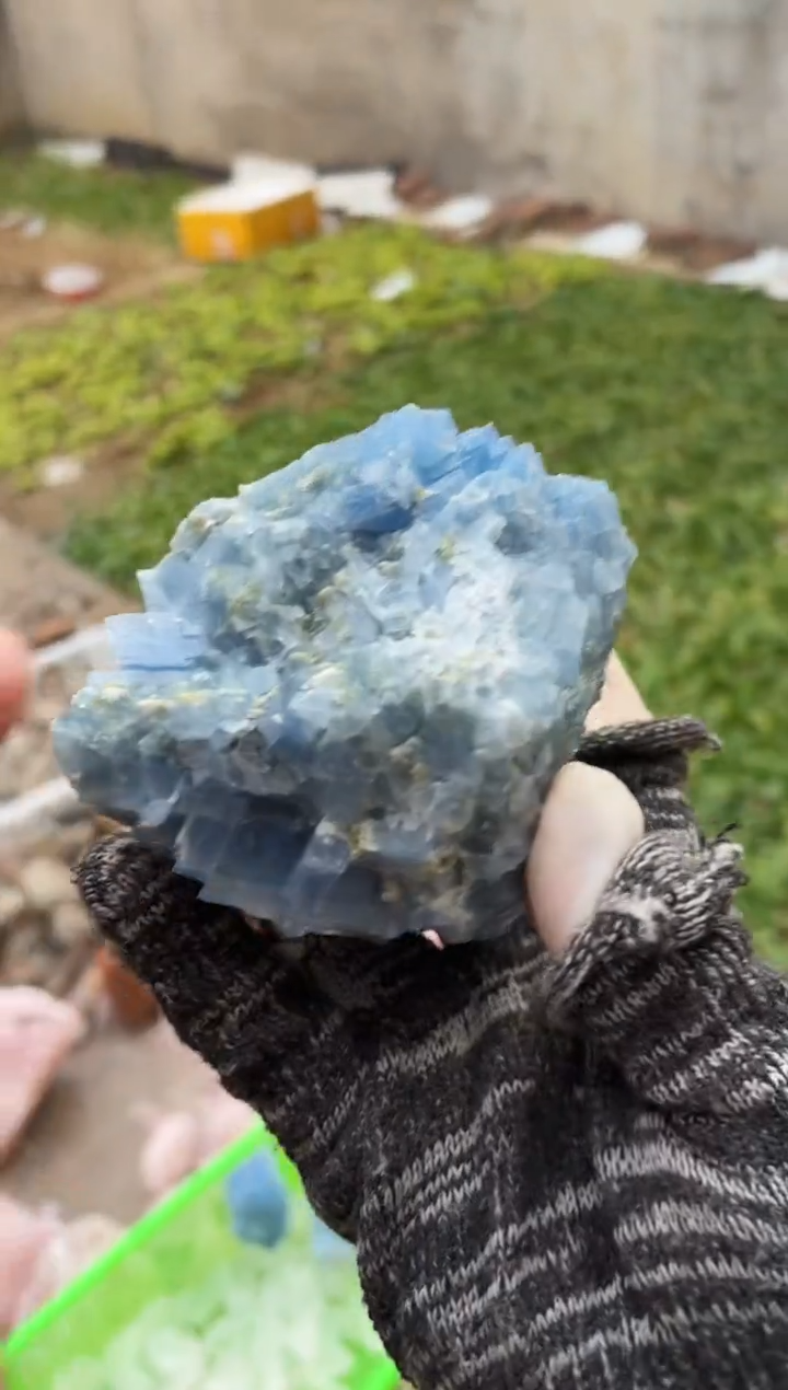 【闪购商品】水晶摆件未镶嵌lanjing石 灯座 079