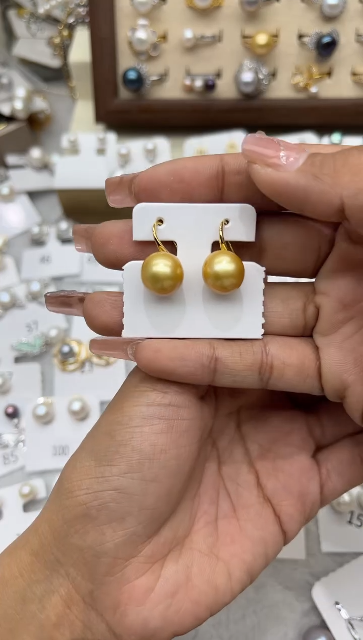 【闪购商品】淡水珍珠耳饰合金0.