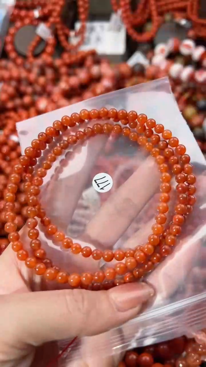 【闪购商品】南红玛瑙手串未镶嵌5