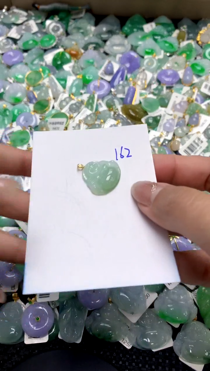 【闪购商品】翡翠颈饰18K金镶嵌1111111111111111