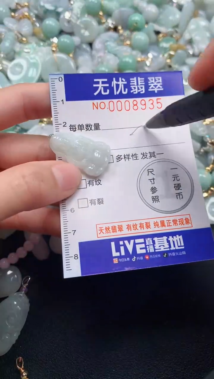 颈饰未镶嵌翡翠8935