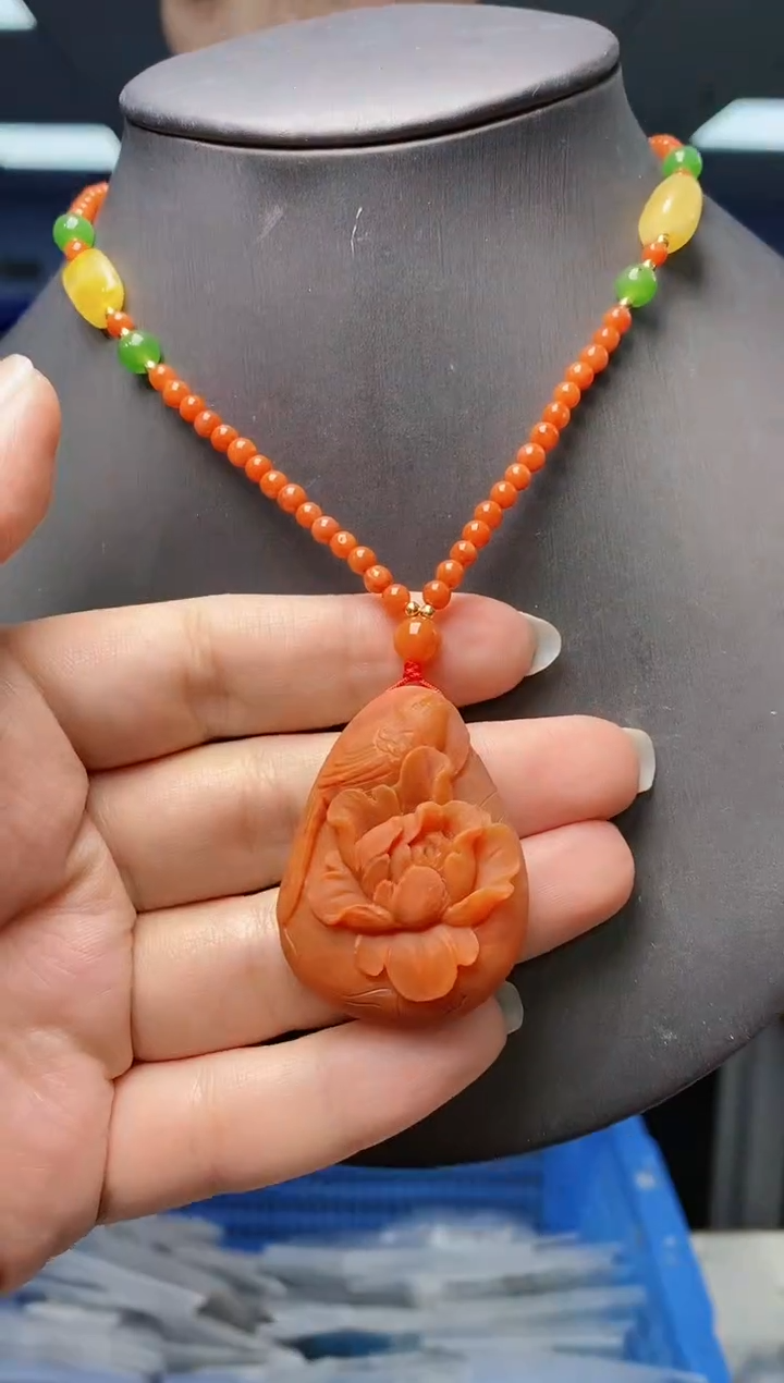 【闪购商品】南红玛瑙颈饰未镶嵌   G08993