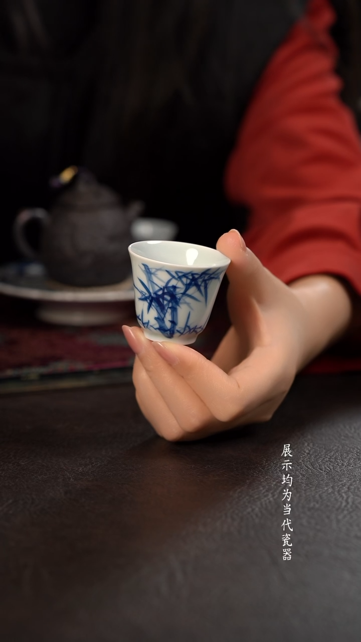 子*鱼厚力煊文竹 小闻香杯 随机