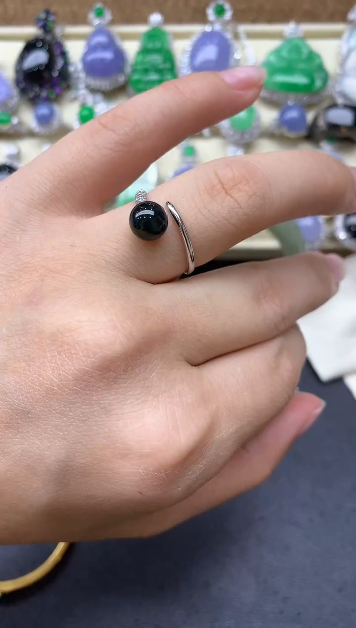 【闪购商品】翡翠戒指18K金镶嵌408-中国好珍宝