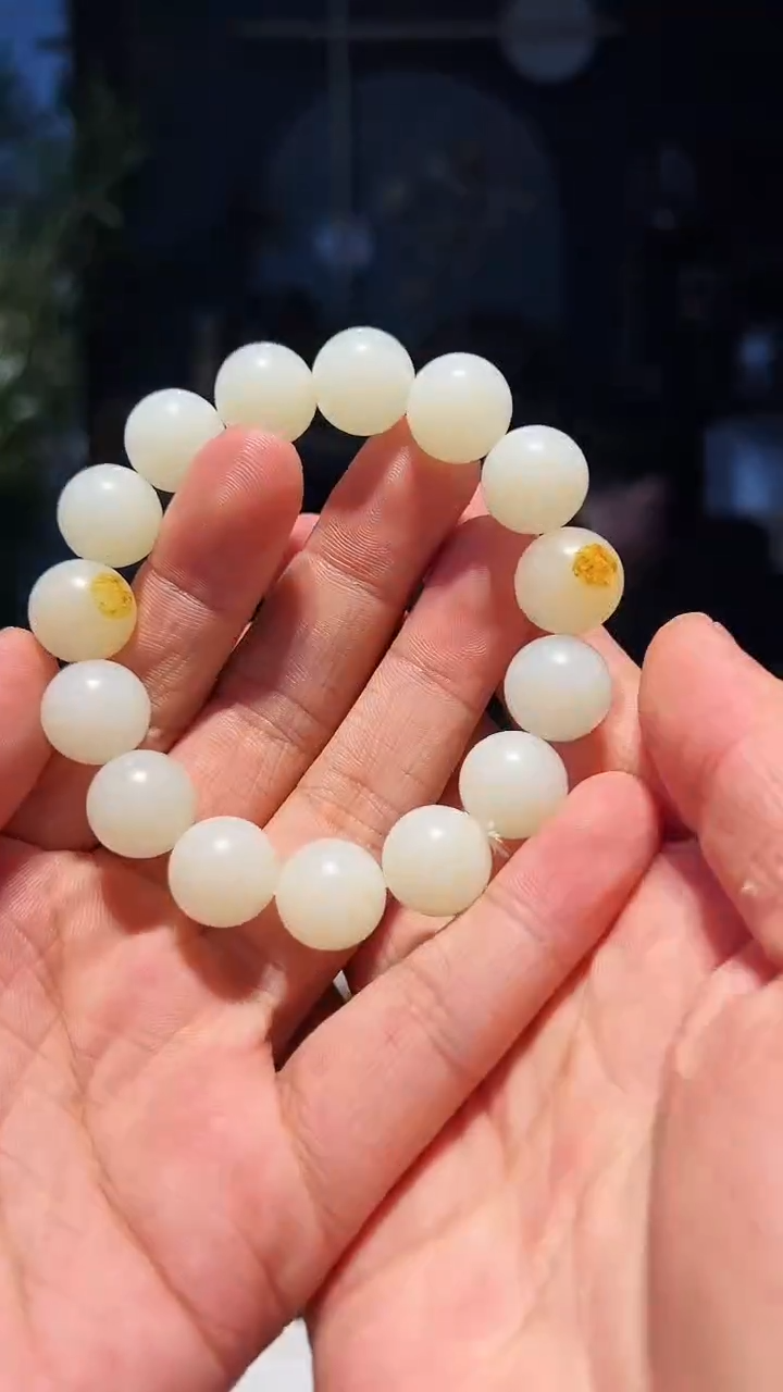 【闪购商品】和田玉手串未镶嵌14+单圈