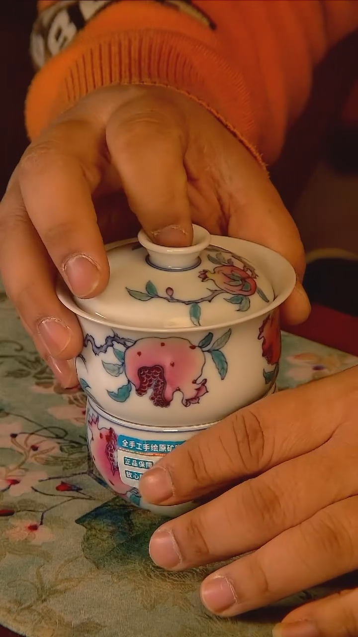 杯手工手绘杯杯很美丽