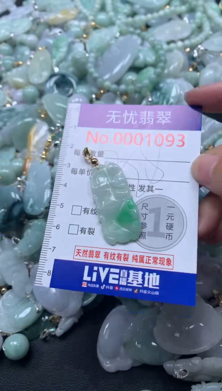 颈饰未镶嵌翡翠1093