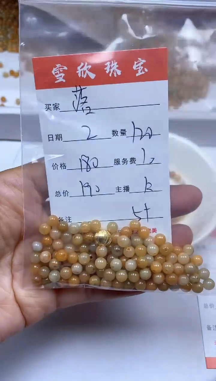 【闪购商品】翡翠颈饰未镶嵌雪欣散珠定制diy