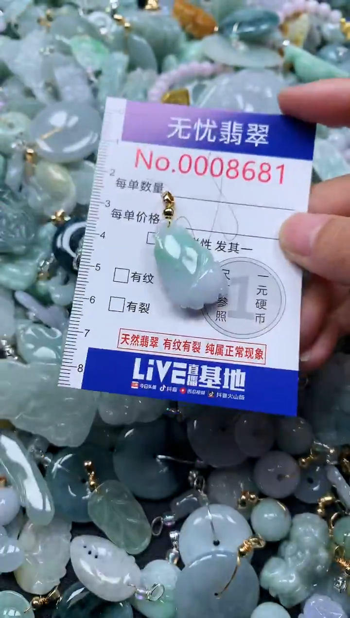 颈饰未镶嵌翡翠8681