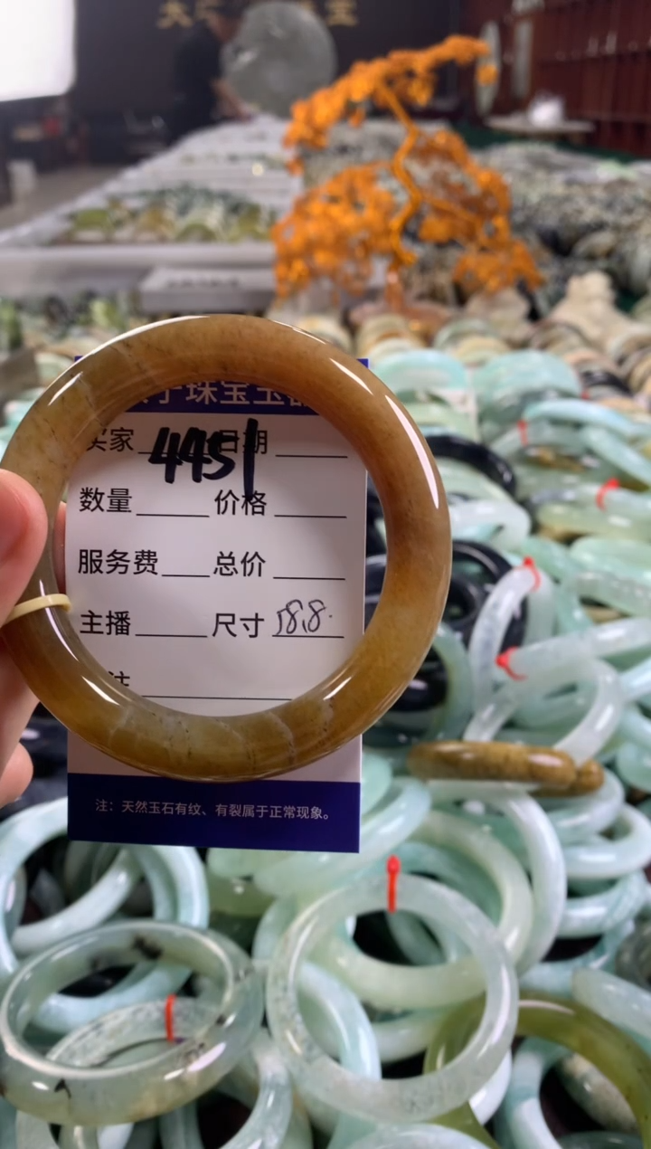 蛇纹石玉未镶嵌手镯4451