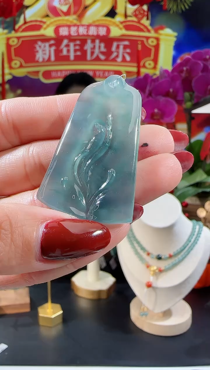 【闪购商品】翡翠吊坠(不含链)未镶嵌悟道